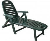 Лежак пляжный Shaf Croisette green