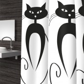 Штора для ванной Cats